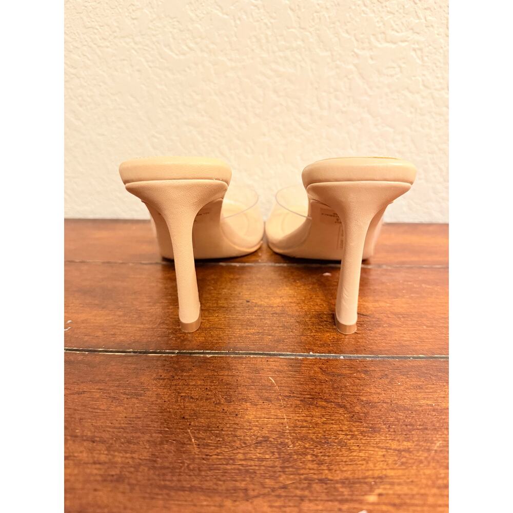 Vince Camuto Clear Beige heels Size 7 NWT - Picture 4 of 8